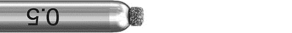 DIA-BOHRER NORMAL  - DIAM TIEFENMARKIERER 0,5MM