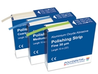 Polydentia Schleifstrips  40 Mikron blau