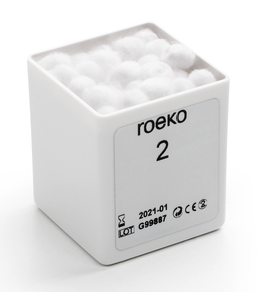 Roeko Solomat-N Wattekügelchen 6.3mm Nr.      1