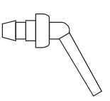 Intra-Oral Tips weiss/blanc abgewinkelt, (Typ 4)