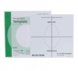 Hygenic Dam Schablone 6&#39;&#39;x6&#39;&#39; 152x152mm