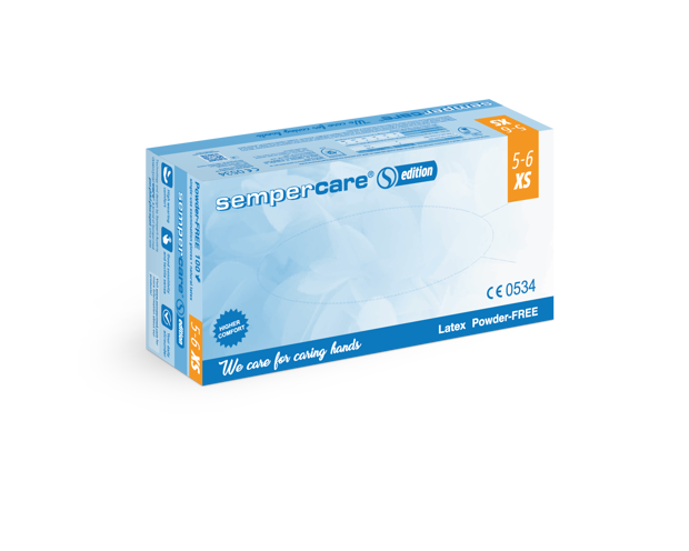 Sempercare puderfrei/sans poudre 5- 6   x-small