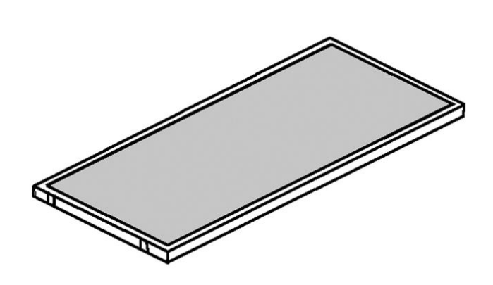 Staubfilter gross, 31.5x15cm LISA Autoclave