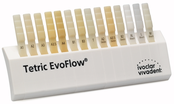 Tetric EvoFlow Farbschlüssel