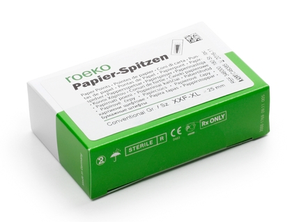 Papierspitzen ROEKO weiss conventional Cellpack XXF