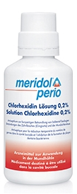 Mundspülung meridol perio CHX Lösung 0.2%