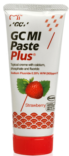 GC MI Paste Plus (Tooth Mousse Fluor) Erdbeer