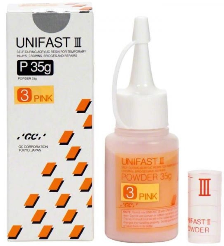 GC Unifast III, Pulver  Nr.3 rosa