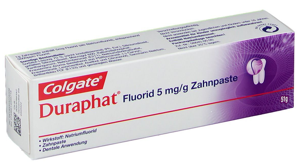 Duraphat Zahnpasta Fluorid 5mg