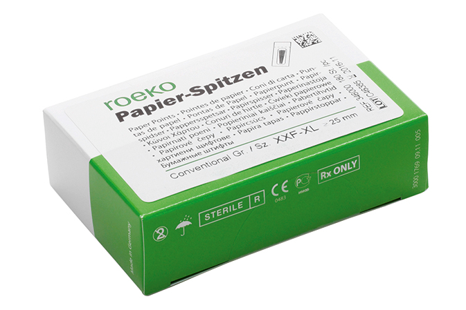 Papierspitzen ROEKO Top color in Cellpack ISO 35