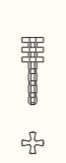 Head Master Passive - zylindrisch Sortiment - Gr.3 kurz, gelb