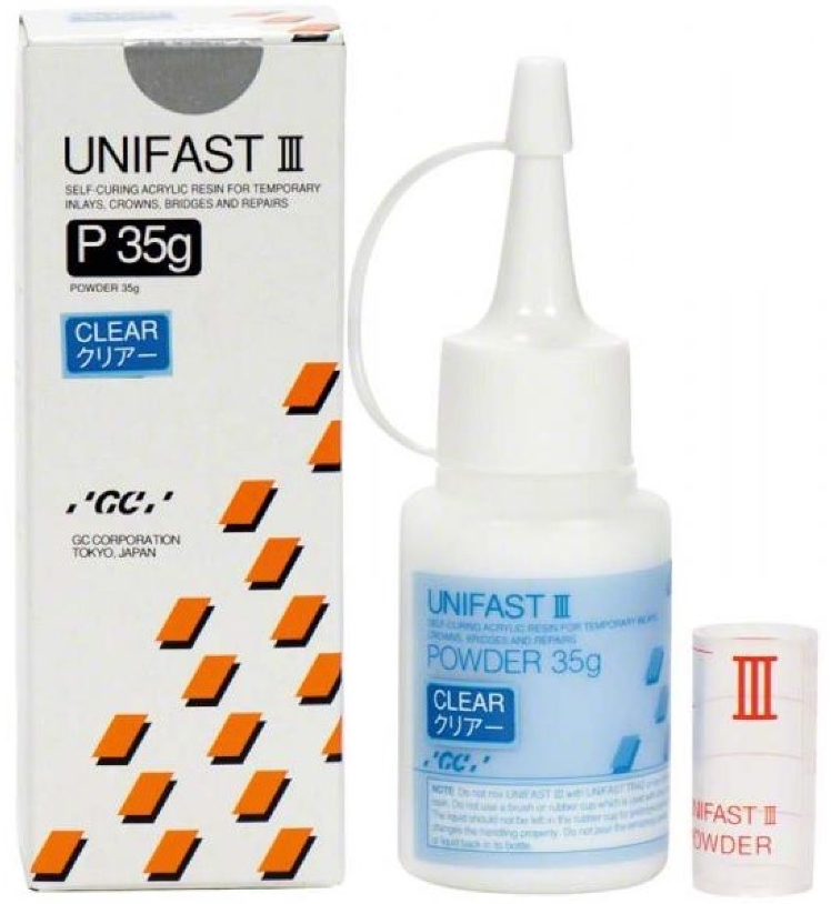 GC Unifast III, Pulver  Clear