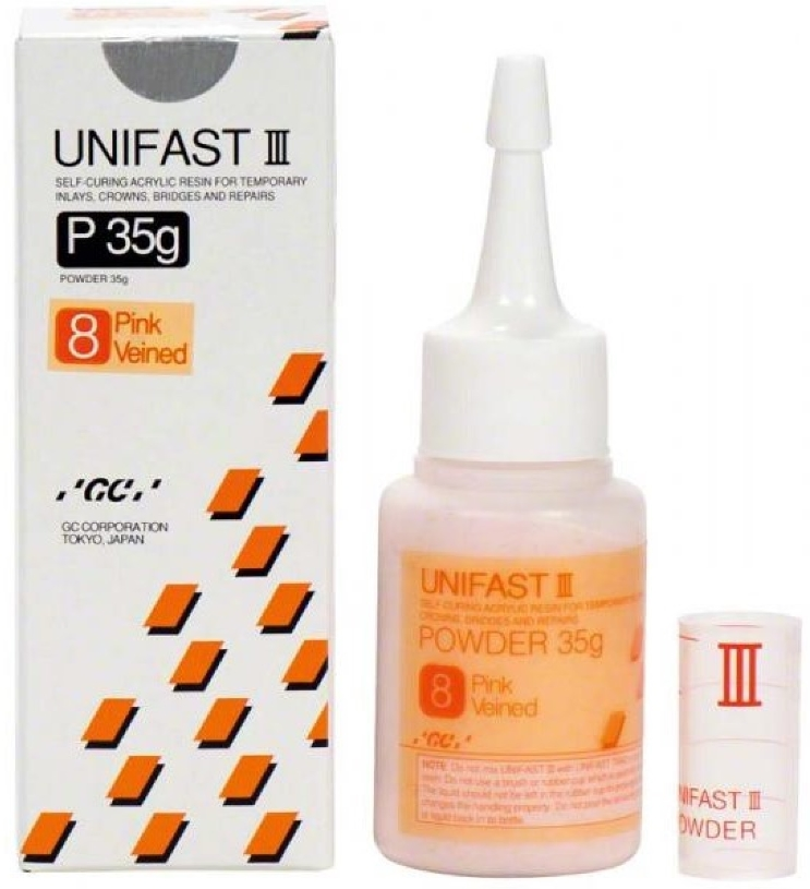 GC Unifast III, Pulver  Nr.8 rosa geadert