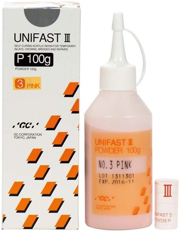 GC Unifast III, Pulver  Nr.3 rosa