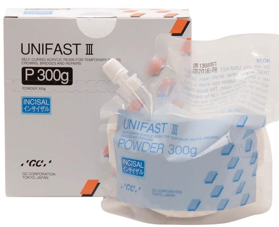 GC Unifast III, Pulver  Incisal