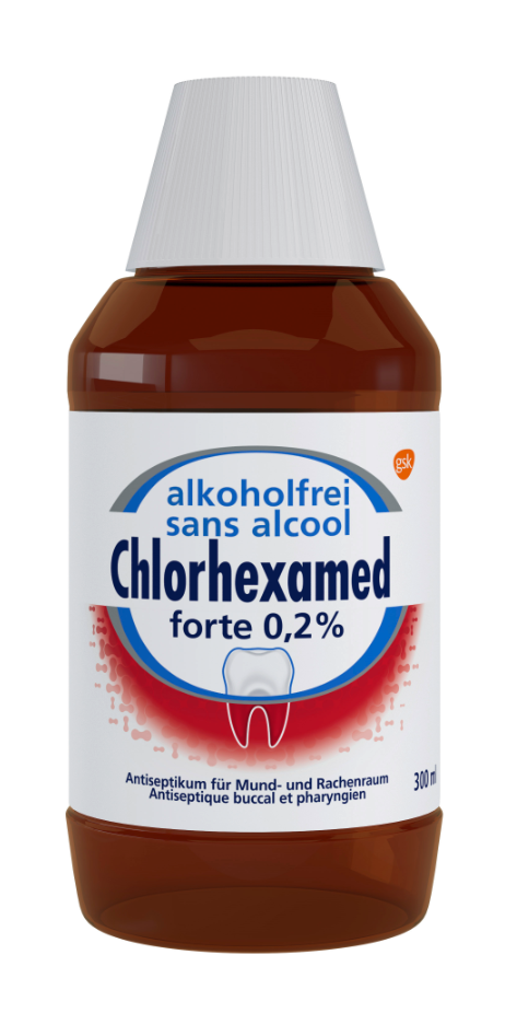 Chlorhexamed Forte Alkoholfrei  (Chlorhexidin 0.2%) *Neu 300ml*