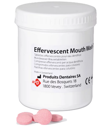 Effervescent Mouth Wash Tablets Pink