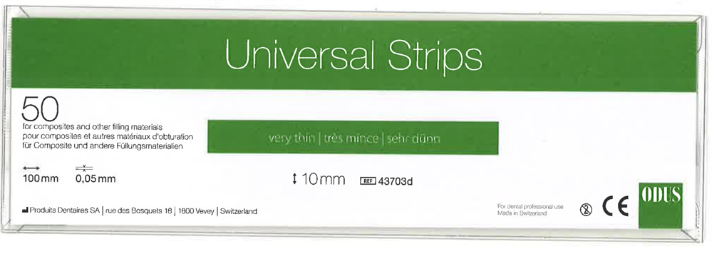 ODUS UNIVERSAL STRIPS STRAIGHT 10mm