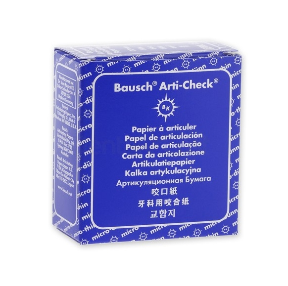 Arti-Check Occlusionspapier 40my blau/bleu 16mm Refill