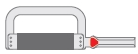 Ortho-Strip OS40L 40µm rot/rouge links/gauche