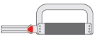 Ortho-Strip OS40R 40µm rot/rouge rechts/droit