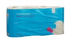 WC-Papier Funny Zellstoff, weiss  3-lagig 250 Blatt