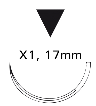 Ethicon Perma-Hand Seide  X-1      3-0  (neue Artikelnummer)