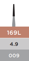 REGULAR BURS 169L FG 5PAK (EX PN:64098)