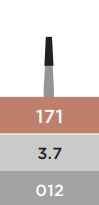 REGULAR BURS 171FG 5PAK (EX PN:64069)