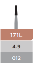 REGULAR BURS 171L FG 5PAK (EX PN:64100)