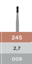 REGULAR BURS 245FG 5PAK (EX PN:64070)
