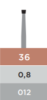 REGULAR BURS 36FG 5PAK (EX PN:64060)