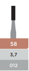 REGULAR BURS 58FG 5PAK (EX PN:64065)