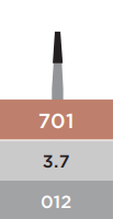 REGULAR BURS 701FG 5PAK (EX PN:64083)