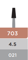 REGULAR BURS 703FG 5PAK (EX PN:64085)