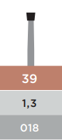 REGULAR BURS 39HP BULK (EX PN:64691)