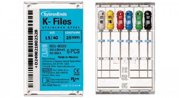 K-FILES 25MM SZ 15-40 TIP ASST.