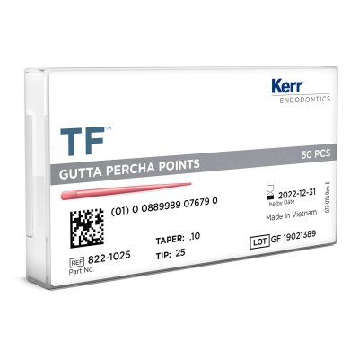 TF GUTTA PERCHA POINTS, ASSORTED .06 THRU .12-S TAPER