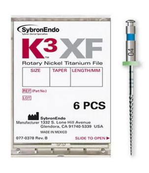 K3 XF FILE .04 25MM PROCEDURE PACK