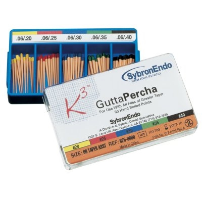 K3 GUTTA PERCHA .04/.20 THRU .40 ASSORTED