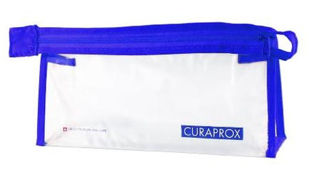 Curaprox Kosmetik Tasche blau / Nécessaire bleu 220 x 115 x 60 mm