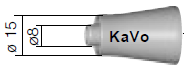 Dürr Schlauchstutzen   8mm Typ Kavo