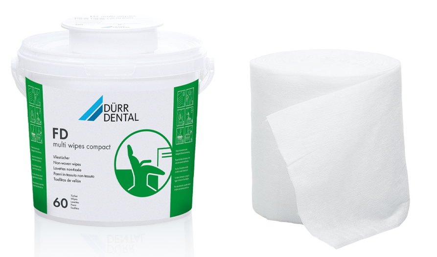 FD Multi Wipes compact 29x30cm, Dose+Rolle