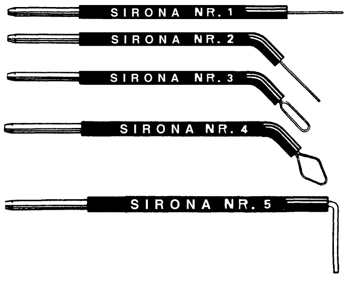 Elektrode Sirotom/ Sirona Elektrodensatz