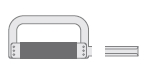 Ortho-Strip OS25   25µm weiss/blanc Double-Side