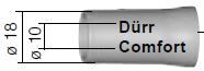 Dürr Schlauchstutzen 11mm