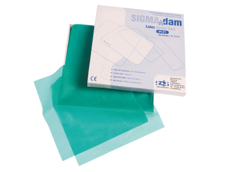 Sigma Dam Kofferdam Latex grün/vert medium