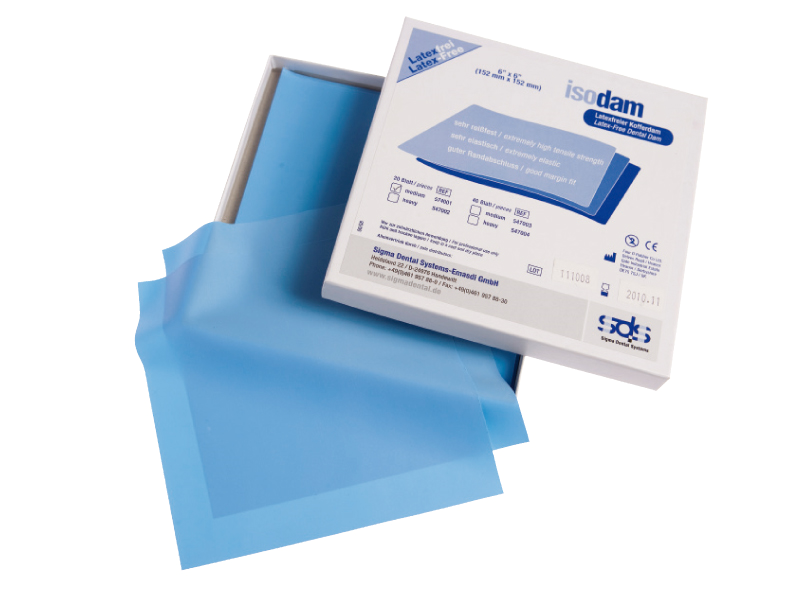 Isodam Non-Latex blau/bleu medium