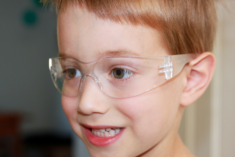 H&amp;W Kids Protect Schutzbrille transparent