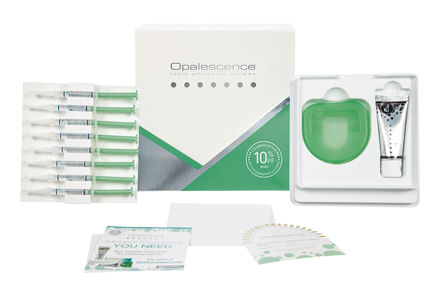 Opalescence PF 10% Mint     Patient Kit +Zahnpasta, Box, Farbschlüssel